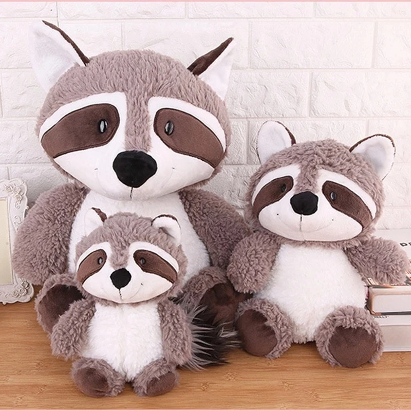 cute raccoon stuffed animal