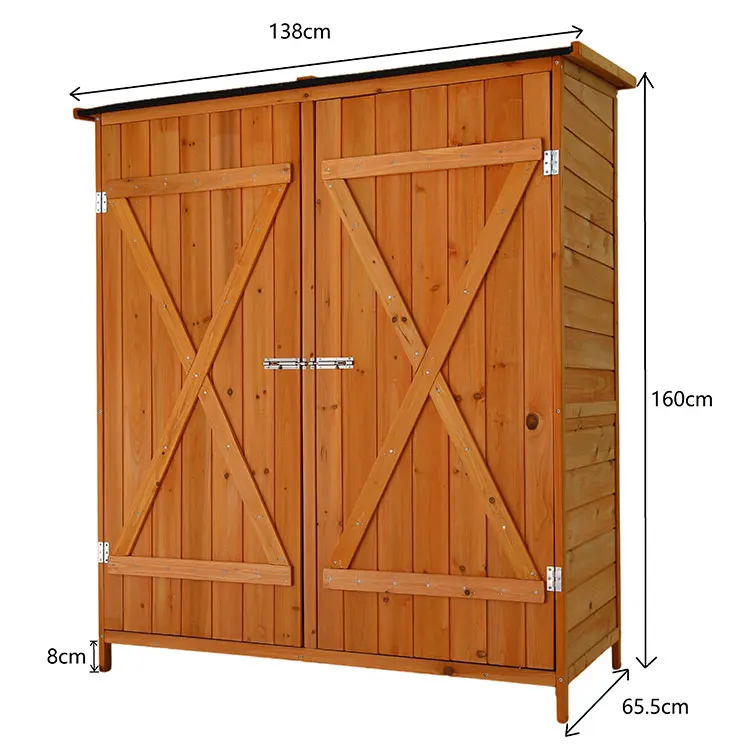 Garden Sheds Storage Outdoor Log Timber Storage Room For Garden Box ...