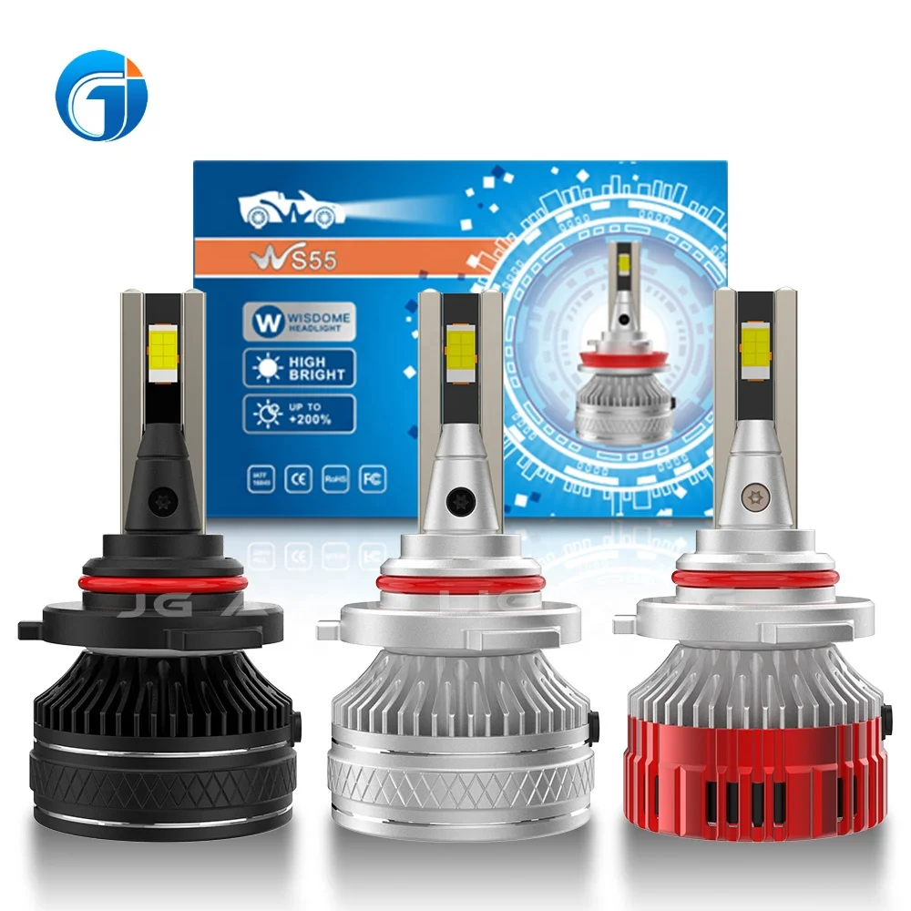 JSB_dai.様 WS55-H11/HB3/HB4 JG WS55 H7 LED Headlight Bulbs 300W 22000LM, IP67 Waterproof