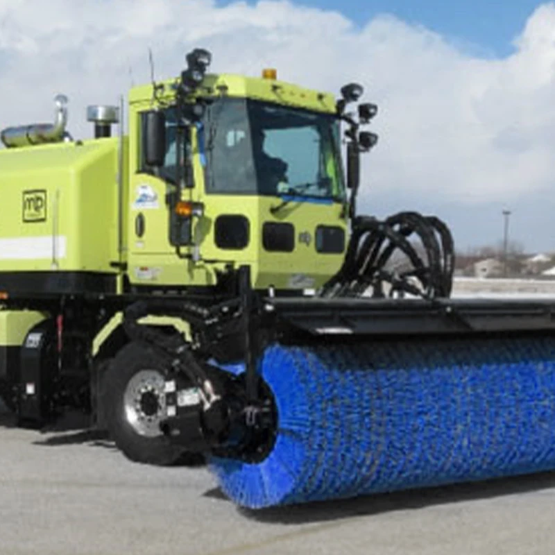 Convoluted Accessories Sanitation Road Snow Sweeping Brush 162*600 mm Wafer Sweeper Brush for Sale Road Sweeper Brush
