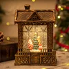 Retro house old man deer