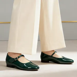 Professional Custom High Quality Elegant Hard-wearing 100% Genuine Leather Mary Jane Shoes for Women