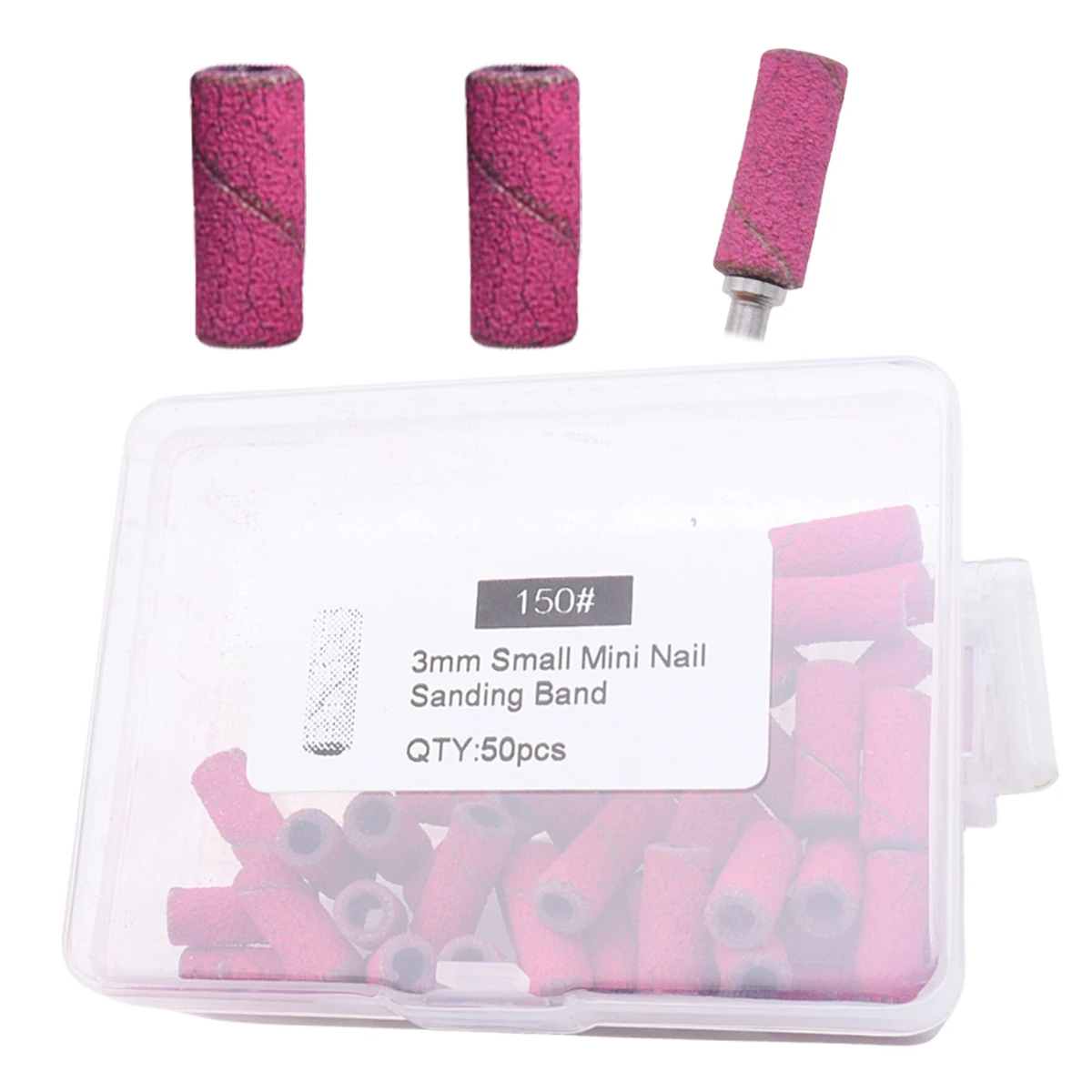 51pcs Mini Nail Drill Bit Nail Bits Drill Mandrel Bit For Nails 3mm