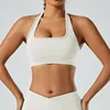 Sujetador blanco con cuello halter