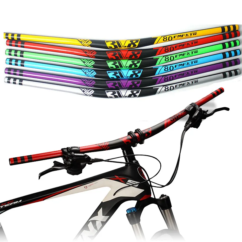 FMFXTR MTBバイクハンドルバー 780*31.8 アルミ製水平ハンドルバー DH