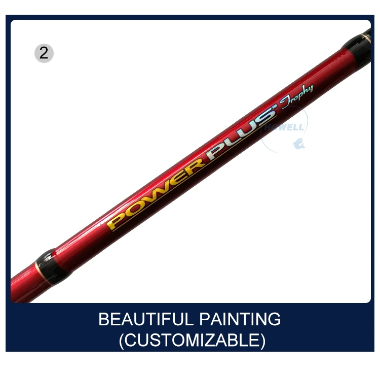 High Quality 1.98/2.1/2.4/2.7m Solid Shore Throwing Sea Fishing Rods 2