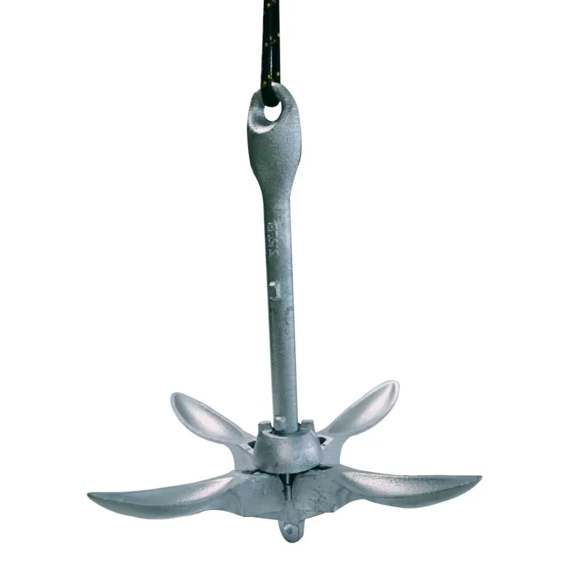 LZQ Ancre de bateau Ancre pliante Ancre pour bateau Kit d'ancrage avec LZQ Ancre de bateau Ancre pliante Ancre pour bateau Kit d'ancrage avec