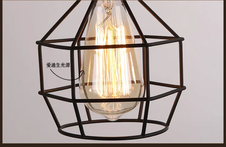 Picture of Wholesale Retro Industrial Chandeliers - Hanging Metal Lamps