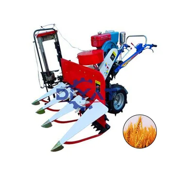 Rice Reaper Binder Machine Multifunctional Corn and Rice Threshing Machine Rice Harvesting Machine