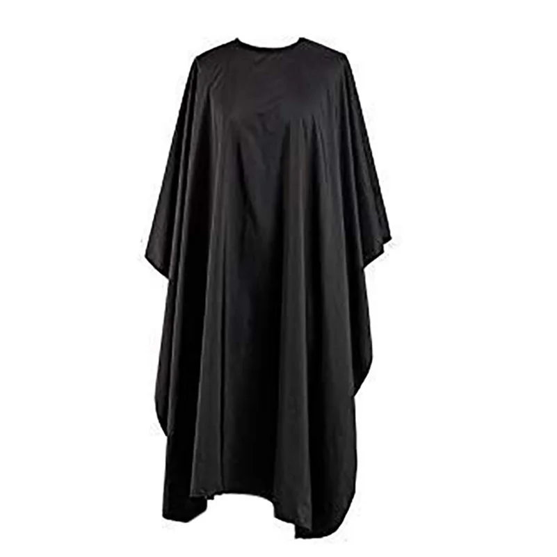 Wholesale hot sale hair cutting capes 100% polyester hairdressing gowns  barber shop Styling Salon Cape with Clips From m.
