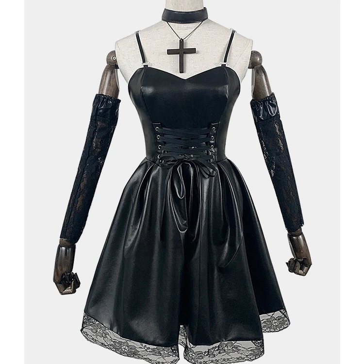 Misa Amane Death Note Cosplay Costume - Sexy Dress, Stockings