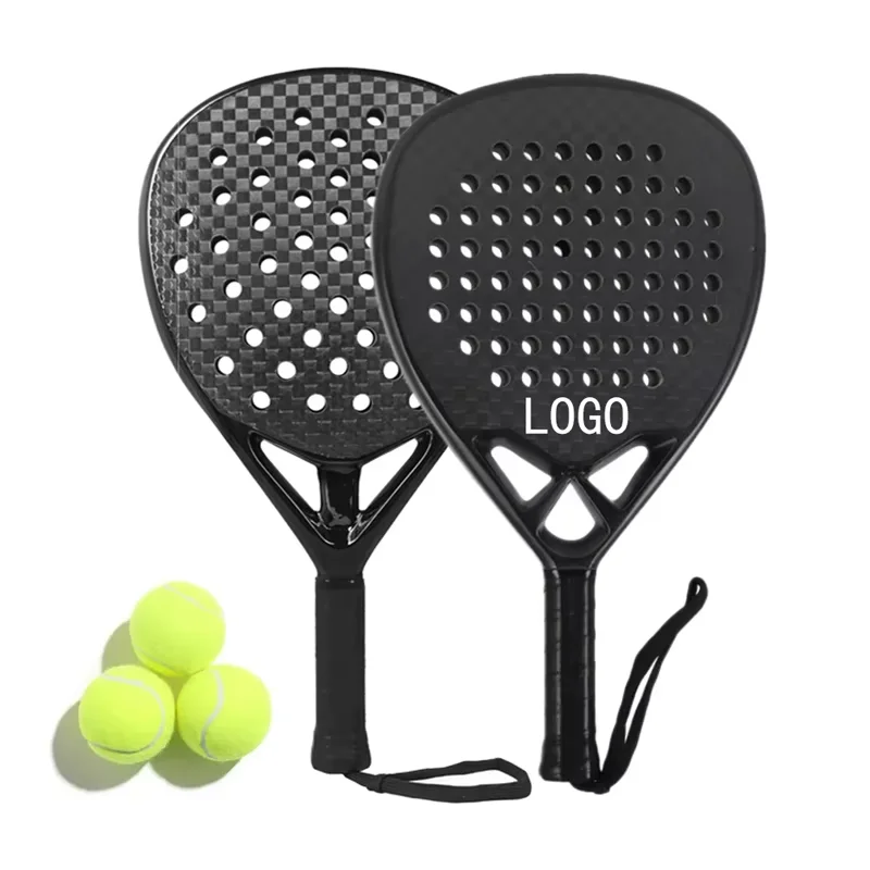 product premium pala padel racchetta hot new 38mm full carbon fiber design with high quality eva core and nylon net-4