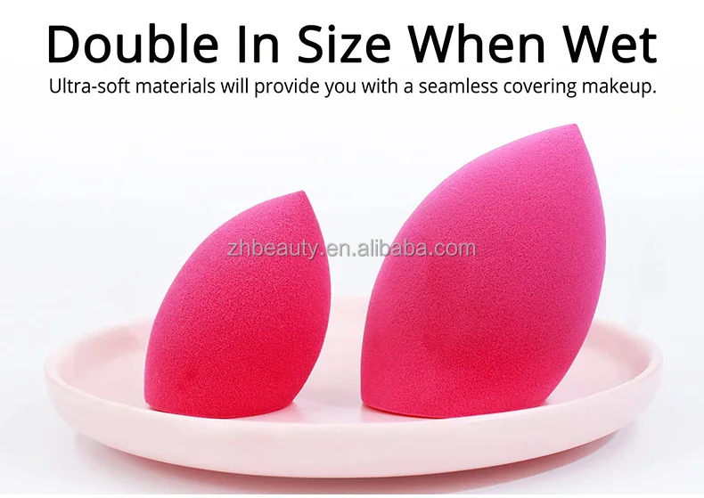 Large Vegan Makeup Sponge Cosmetics Foundation Blender Private Label