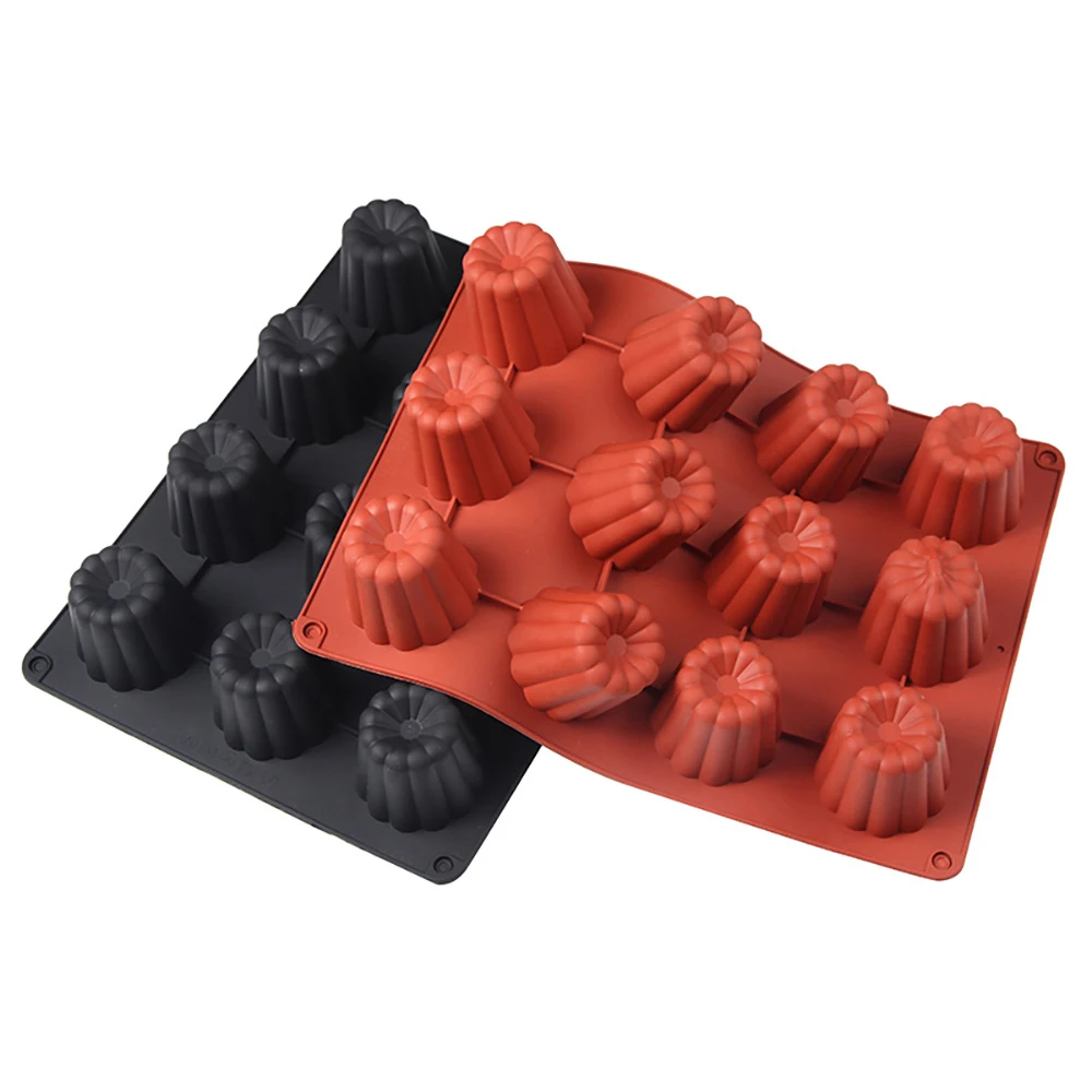 Silicone Nonstick Canele Mould Perfect For DIY Pastries Silicone Nonstick Canele Mould Perfect For DIY Pastries