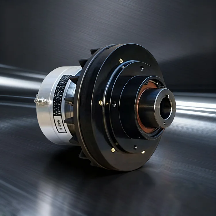 12V Electromagnetic Clutch with 24V Pneumatic Disc Brake 0.55-35N.M Paper Use