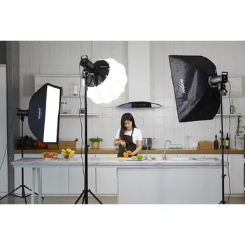 Godox SL100D SL-100D 100W 5600K White Version LCD Panel LED Video Light Continuous Output Bowens Mount Studio Light product image