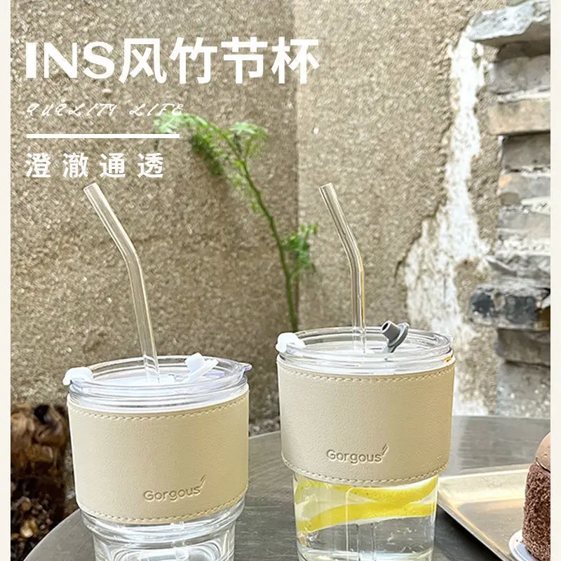 2023 Dropshipping Glass Clear Glass Tea Cups Juice Cup Coffee Mug Glass