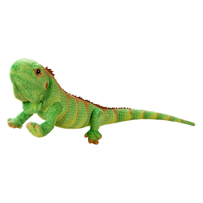 Realistic Plush Simulated Green Lizard Doll Perfect Gift