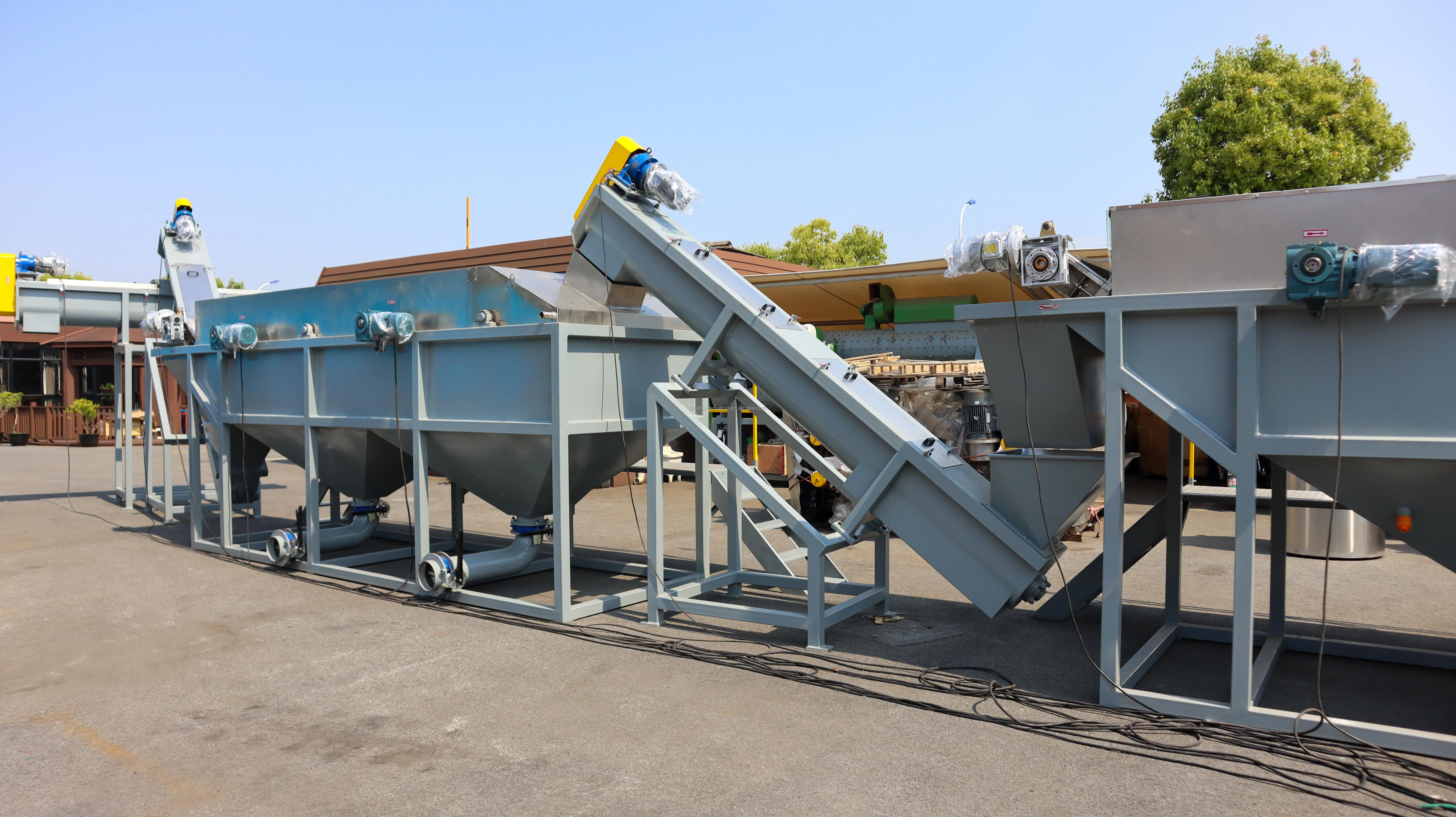 Полностью автоматическая машина для переработки полипропиленовых и полиэтиленовых отходов