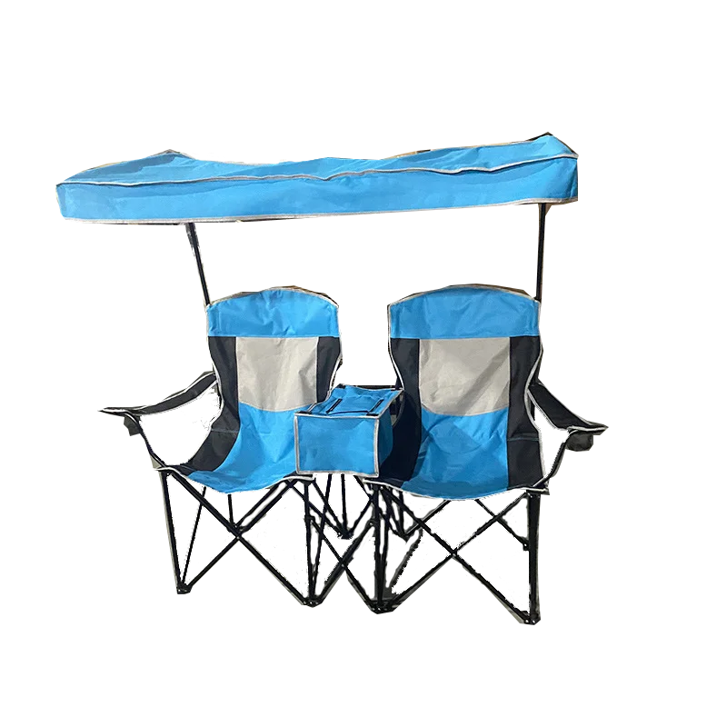 Outdoor Cheap Foldable Lawn Fishing 2person Folding Double Beach Chair
