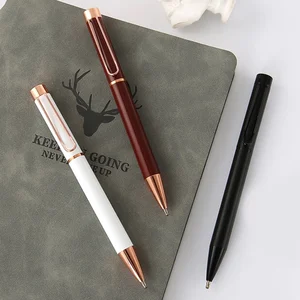 High Quality Pen Custom Factory Direct Sell Metal Ball Pen Matte Black Ballpoint Pen with Logo