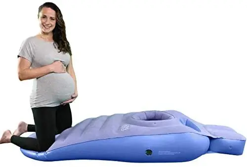 The Cozy Bump pillow helps pregnant women stomach-sleep