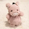 Bean bag series keychain-pink pig-13cm