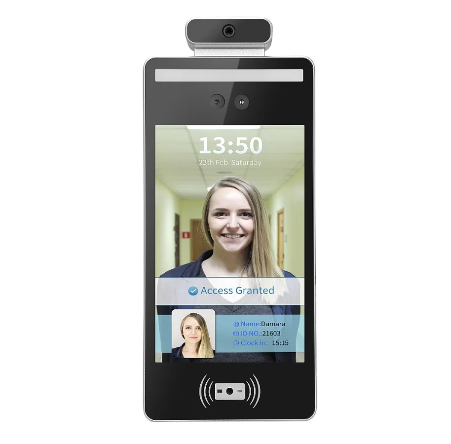 Facial Recognition Dahua Temperature Monitoring Access Control