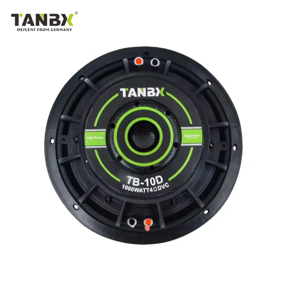TANBX TB-10D 10 Inch Car Subwoofer Powerful Bass Without Box