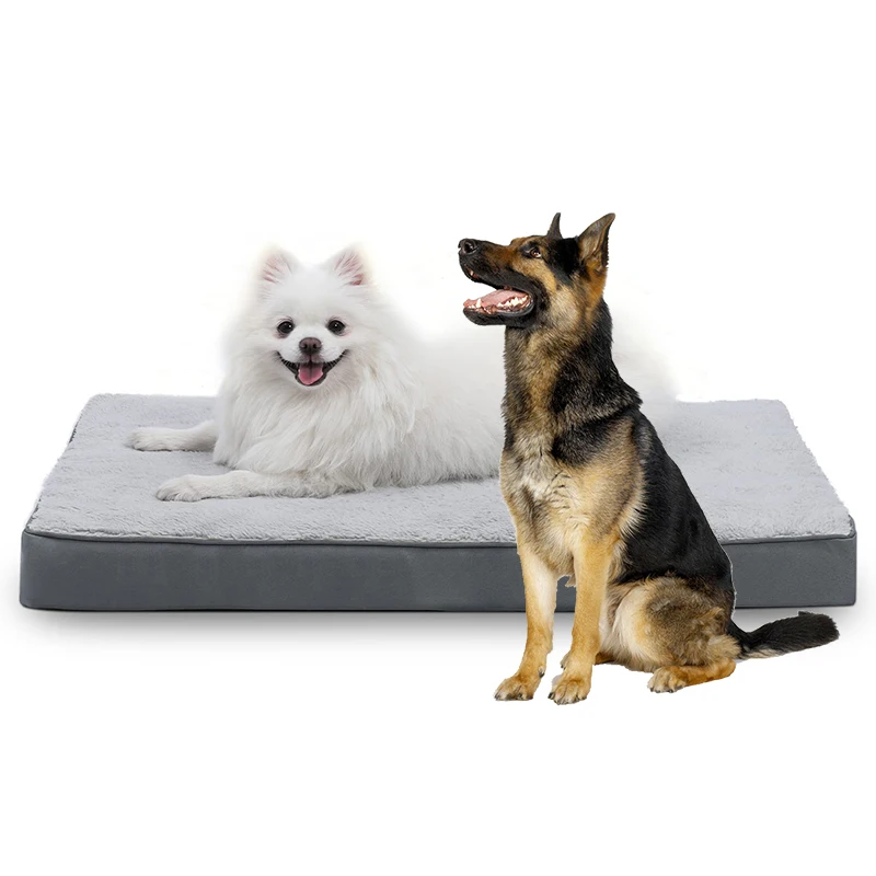 camas para perros extra large anti-slip rectangle memory foam orthopedic cat pet cage bed dog cushion