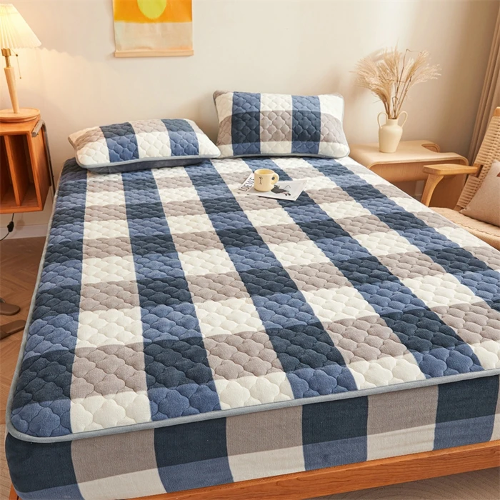 Warm Bed Cover 90x200 Cartoon Style Bedsheet for Home Velvet