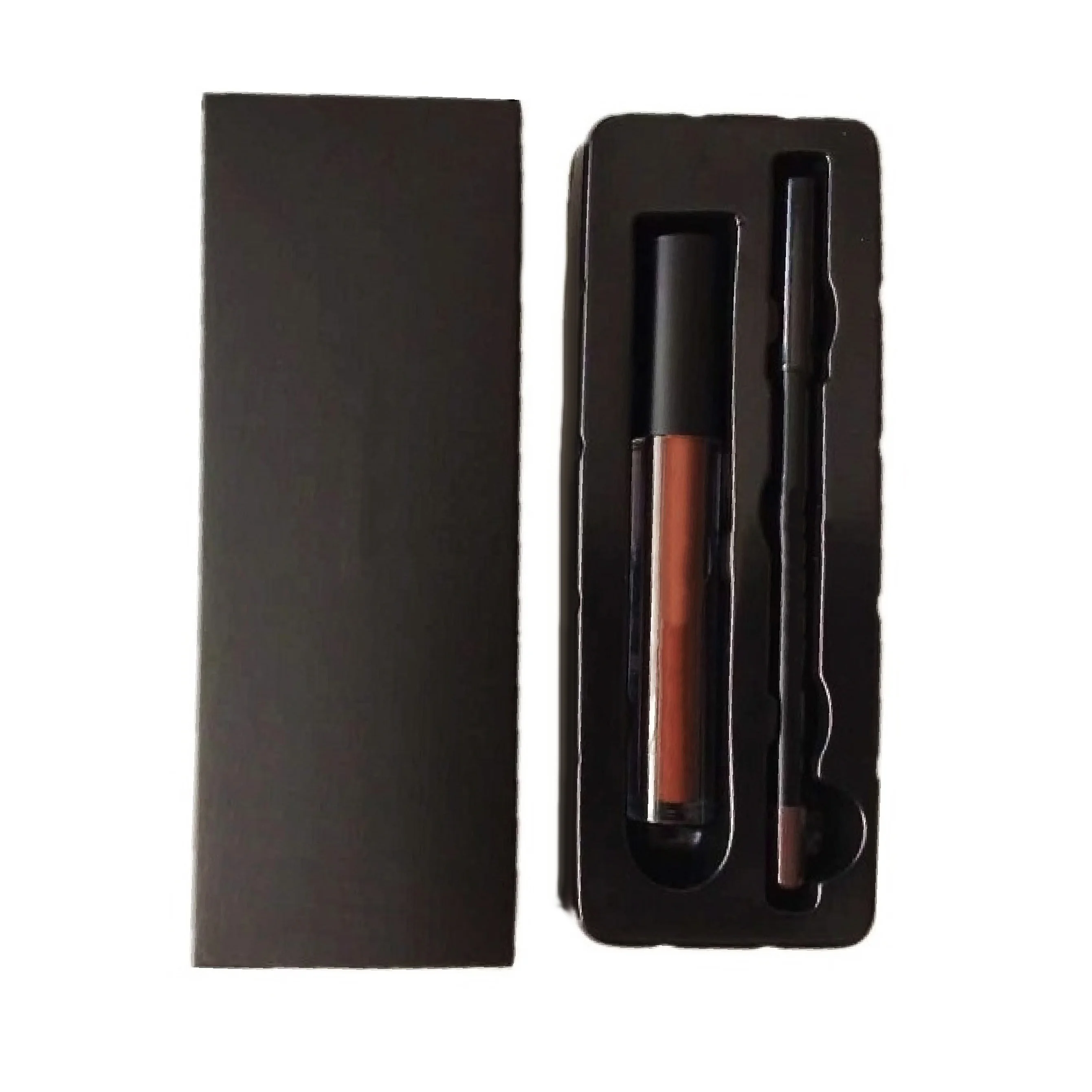 ZHENHAI Custom LOGO Longlasting Waterproof Matte Liquid Lipstick and Lipliner Kit Lip Glaze Set