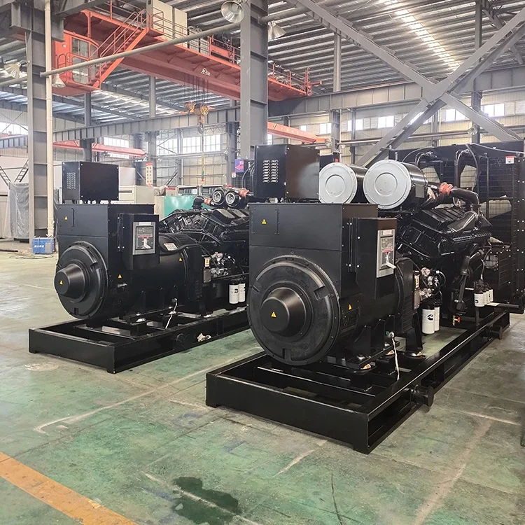 Open Diesel Power Generator Price 1200 kW All Copper Self-Protected Generator 1500 KVA Diesel Generator Set