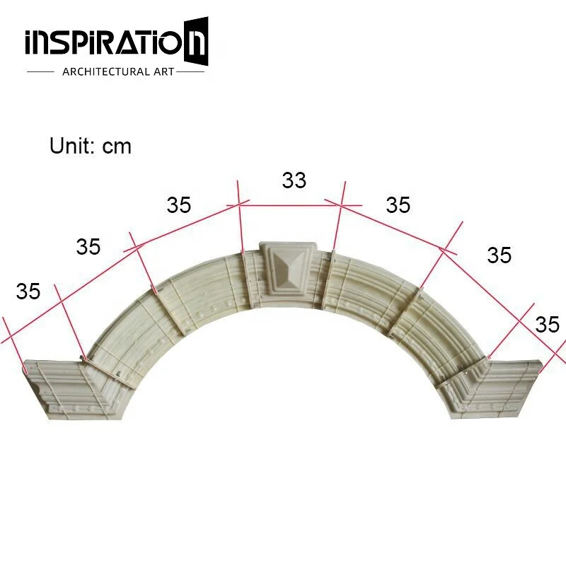 Newest Mold for Concrete Window Sill Trim Casting Cement Plastic Moulds Precast Decorative Door Frames for Building