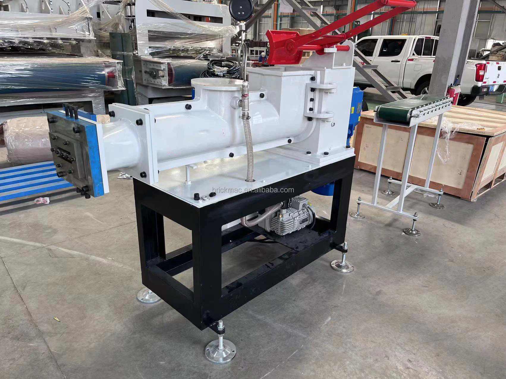 BRICKMAC Rubber Extruder Machine Brick Making Machine Vacuum Clay Extruder Blocks Production Brick Making Machinery Automatic