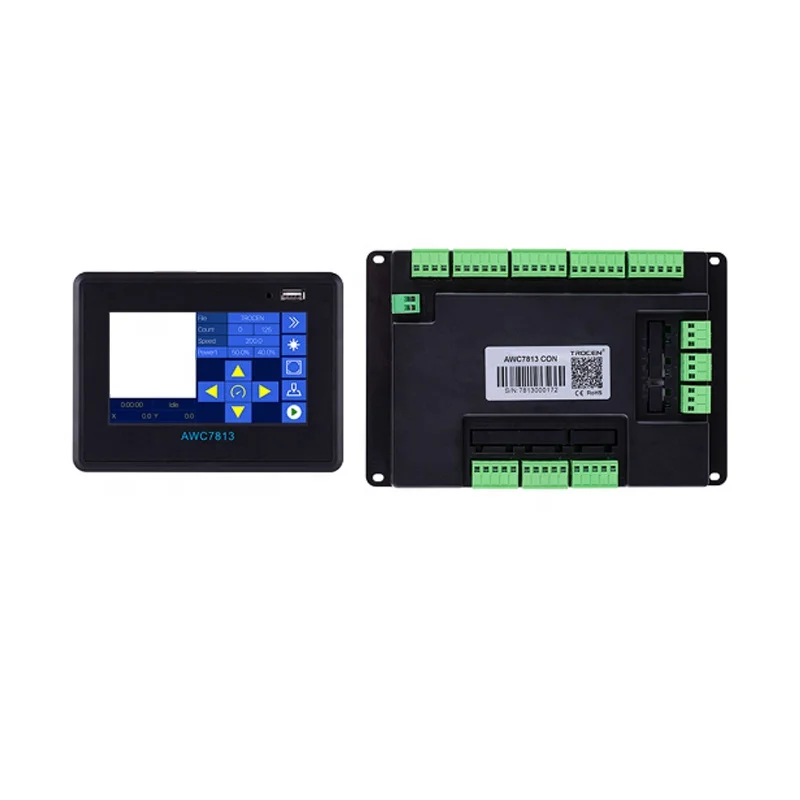 Trocen Co2 Laser Control System AWC7813 Replace AWC708S TL3120 Leetro Controller for CO2 Laser Engraving and Cutting Machine