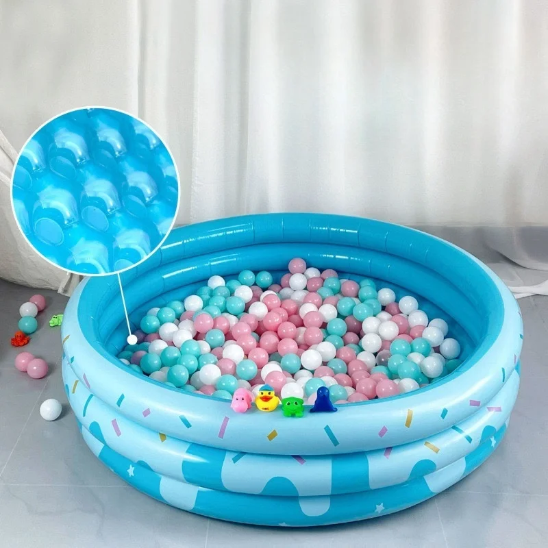 Детский надувной бассейн с 3 кольцами