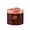 Salt stone aromatherapy diffuser-crackled black c03