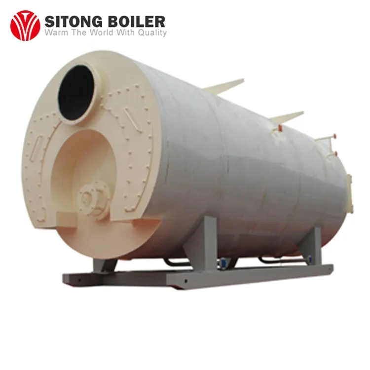 Low Pressure PLC Controlled Horizontal 3 Pass Fire Tube Industrial Natural Gas Steam Boilers