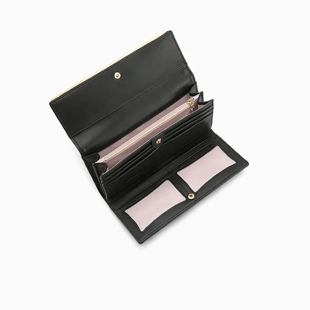 Cartera de mujer Diseño Último embrague Cuero genuino Monedero de