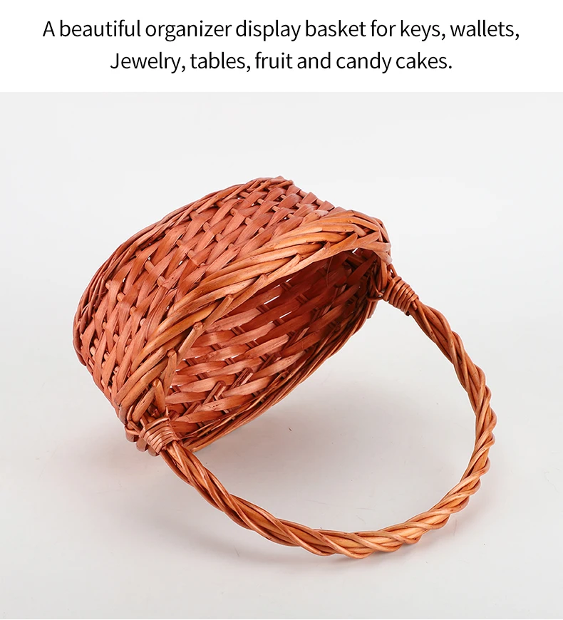 China Home Decor Wholesale Wicker Basket Willow Gift Canastas De Mimbre