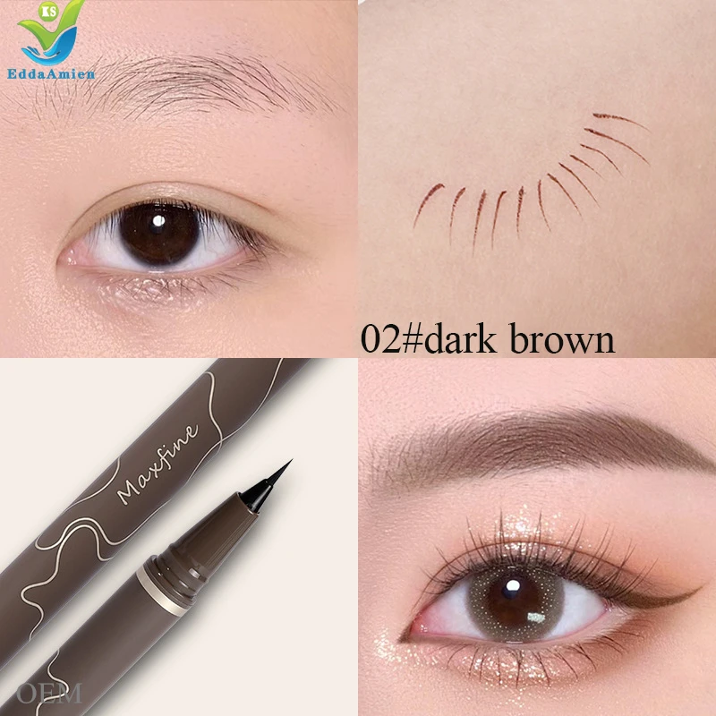 2024 New Magic Eyebrow Microblading  Vegan Liquid Eyebrow Pen Waterproof Natural 3d Eyebrow Contour Design Pen 4 Point