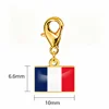 Bandiera francese dorata