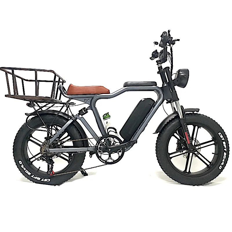 1000w 48v Full Suspension Cargo Bike Electric Ebike 2021 Ecargo Family