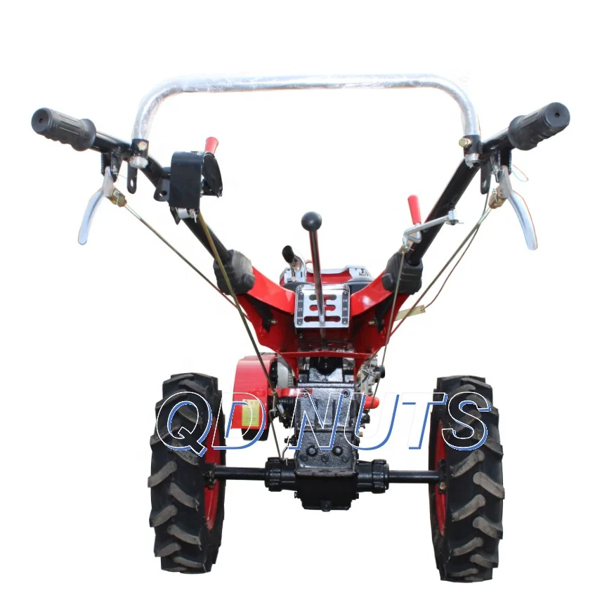 High Quality Kubota Walking Behind  with Rotary Tiller Disc Plough Motocultor Power Tiller Micro Tractor