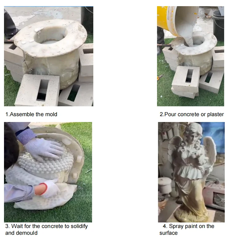 Large Statue Sculpture Mould Silicone Rubber For Sculpture Mould Making