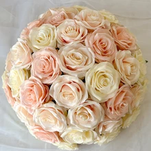 QYY wedding rose ball hotel ceiling props simulation bouquet home decoration artificial flower