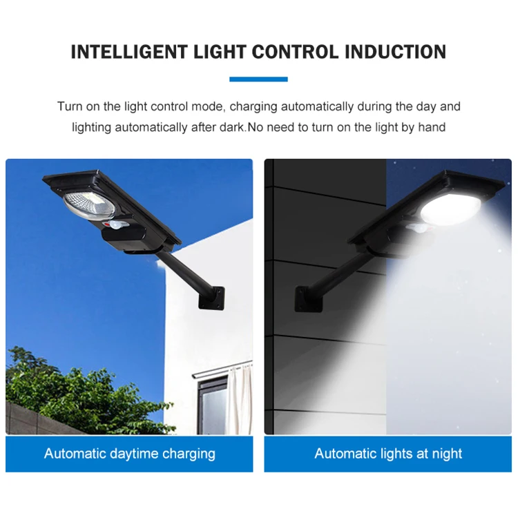 HUAPAI New Wholesale Light Control Waterproof IP65 Light Control Outdoor Park 100 200 300 W Solar Light Street LED