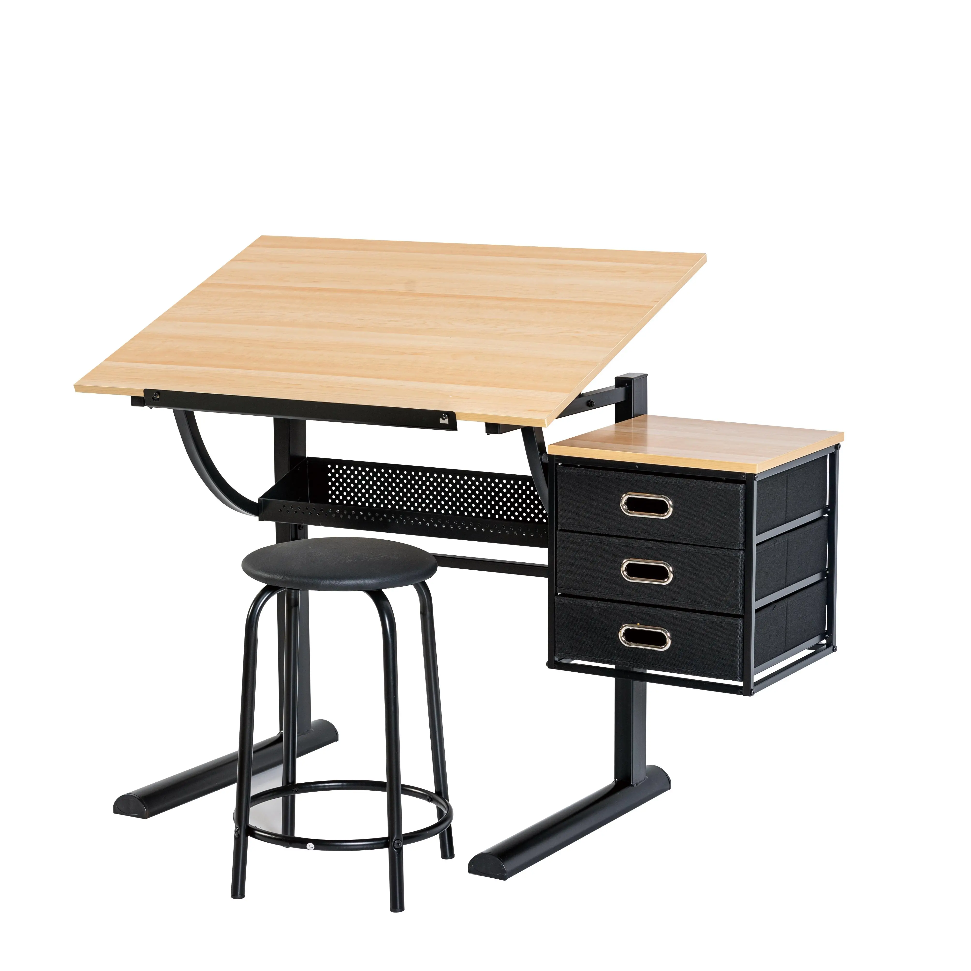 Multifunctional Art Craft Study Desk Engineer Drafting Table and Computer Desk