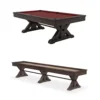 pool table and shuffleboard